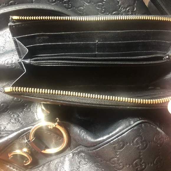 Leather Gucci purse and wallet set - Picture 2 of 4